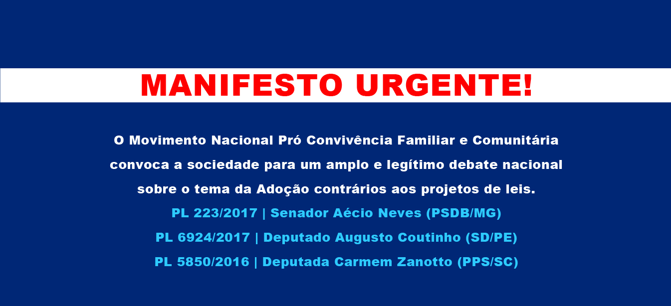 Manifesto urgente